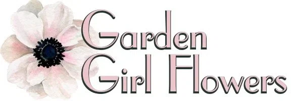 Garden Girl Flowers Merchant Logo