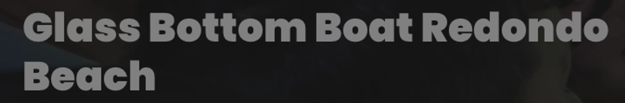 Glass Bottom Boat Merchant Logo