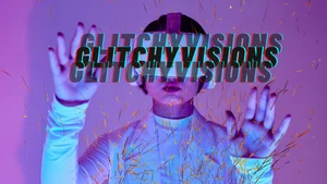 GlitchyVisions Merchant Logo
