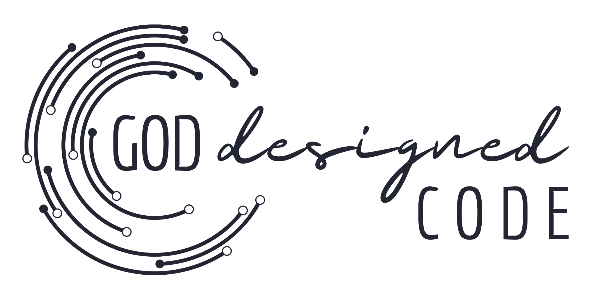 God Designed Code Merchant Logo