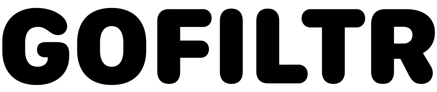 GoFiltr discount code