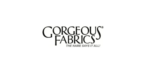Gorgeous Fabrics coupon