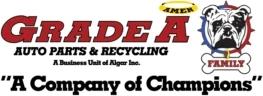 Grade A Auto Parts & Recycling Merchant Logo