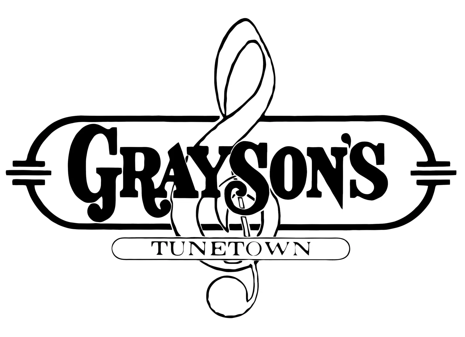 Grayson's Tune Town Merchant Logo