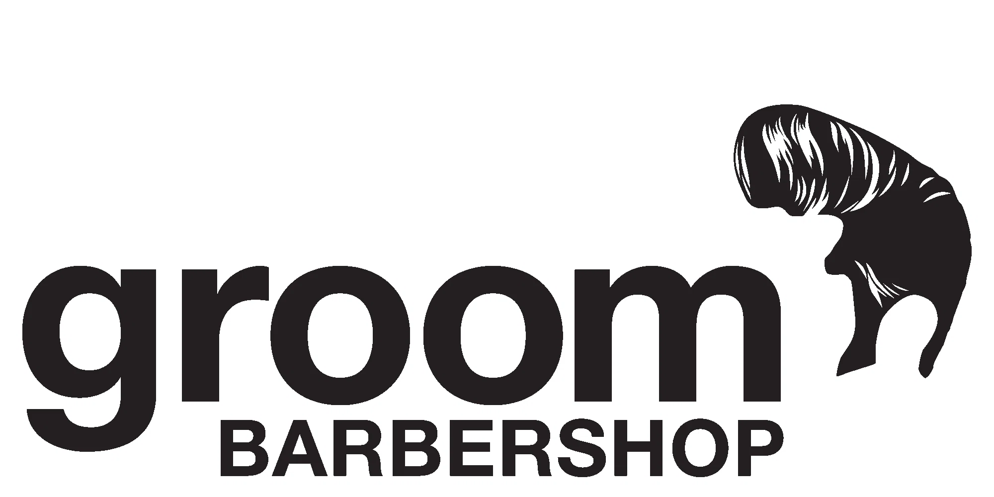 Groom Barbershop Merchant Logo