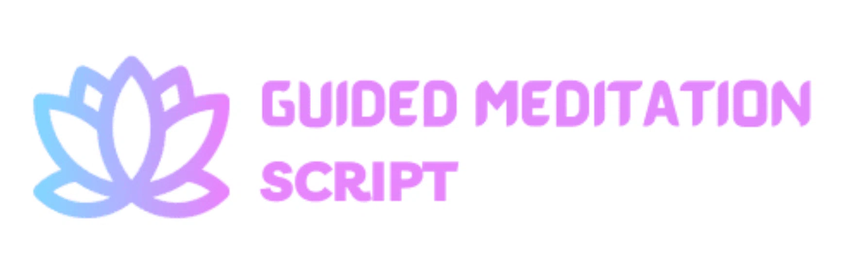 Guided Meditation Script Merchant Logo