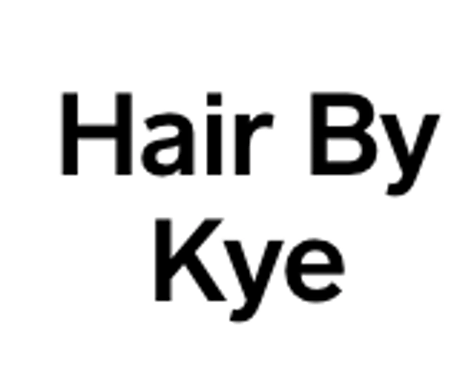 Hair By Kye Merchant Logo