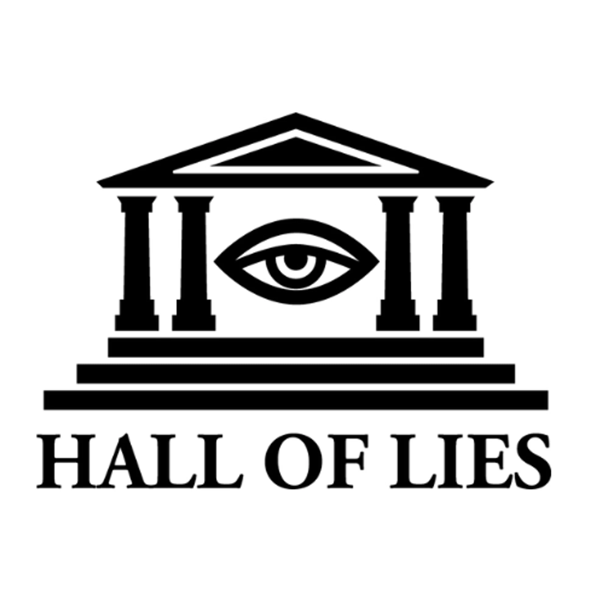 Hall of Lies Clothing Merchant Logo