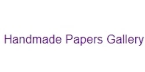 Handmade Papers Gallery Promo Code