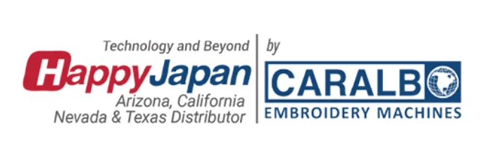 HappyJapan USA Embroidery Machines Merchant Logo