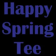Happy Spring Tee Merchant Logo