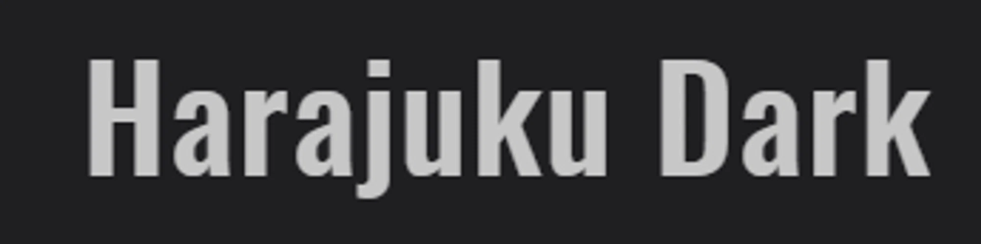 Harajuku Dark Merchant Logo