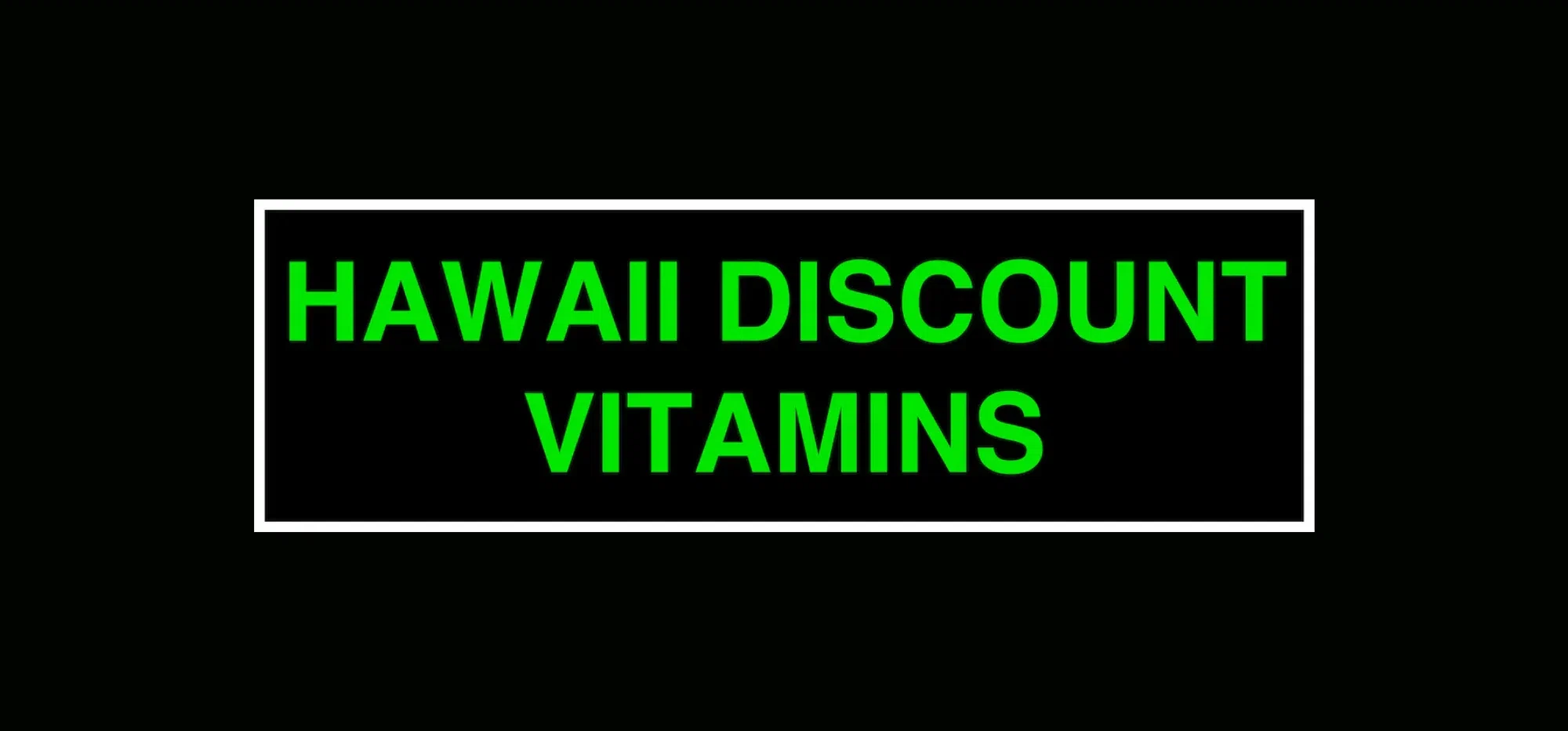 Hawaii Discount Vitamins Merchant Logo