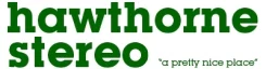Hawthorne Stereo Merchant Logo