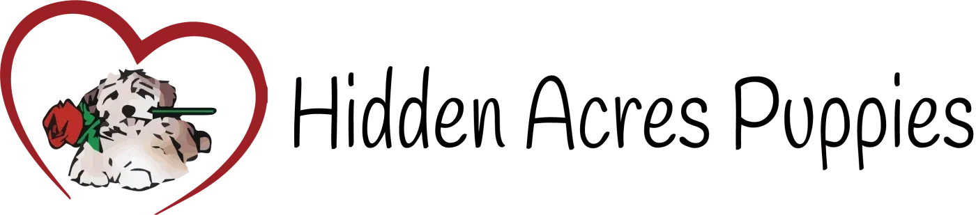 Hidden Acres Puppies Merchant Logo