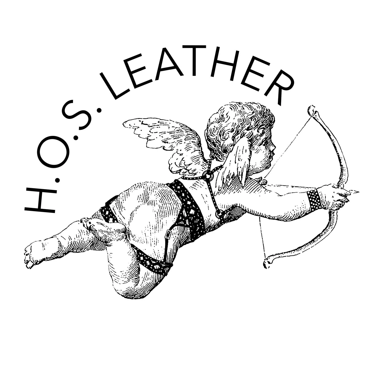 H.O.S. Leather Merchant Logo