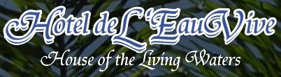 Hotel De L'eau Vive Merchant Logo