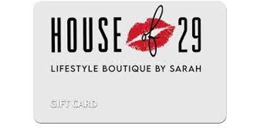 House of 29 Promo Code