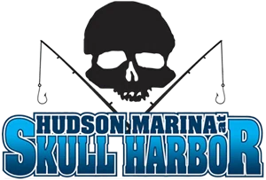Hudson Marina Skull Harbor Merchant Logo