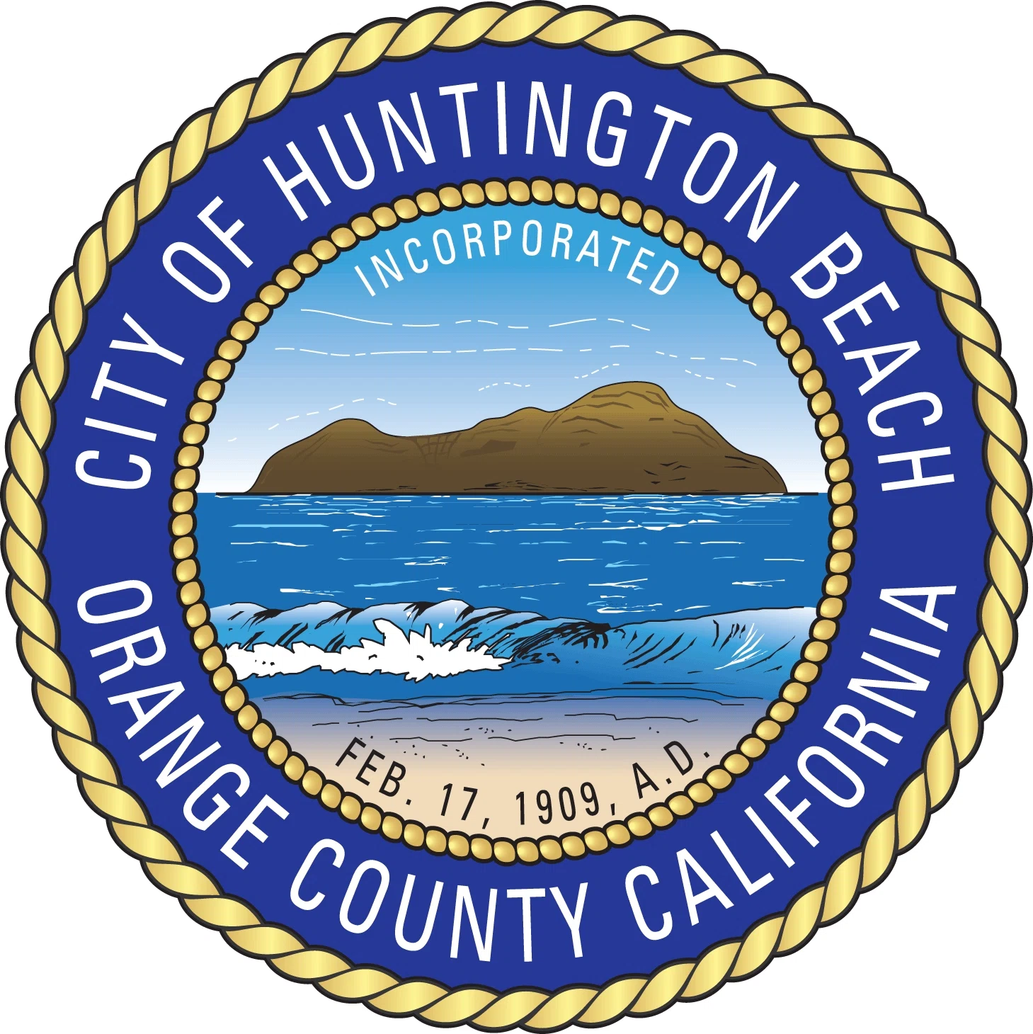 Huntington Beach Merchant Logo