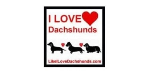 I Love Dachshunds Shop coupon