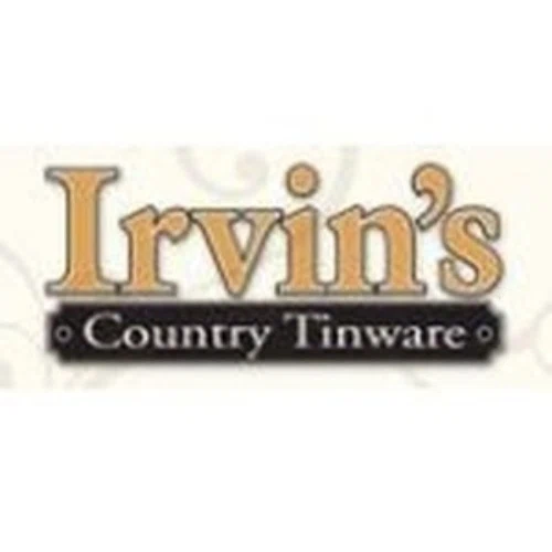 IRVIN'S COUNTRY TINWARE Promo Code — 50 Off 2024
