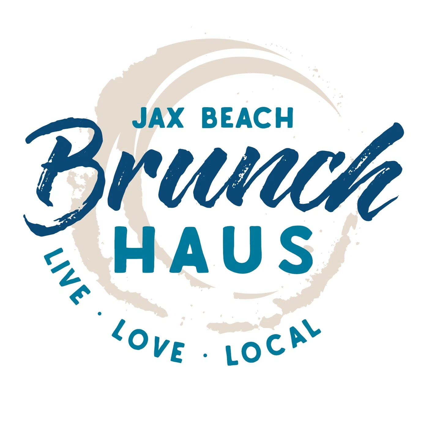 Jax Beach Brunch Haus Merchant Logo