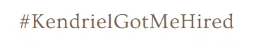 #KendrielGotMeHired Merchant Logo