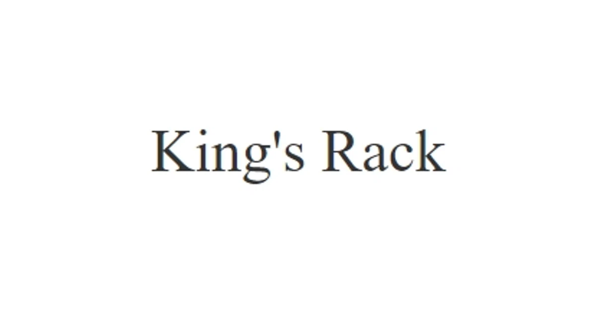 King's Rack Promo Codes - $100 Off (Sitewide) in Dec 2025