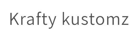 Krafty kustomz Promo Code