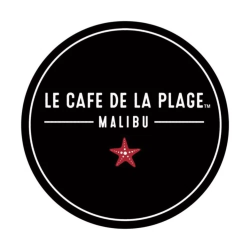 Le Cafe De La Plage Malibu Merchant Logo
