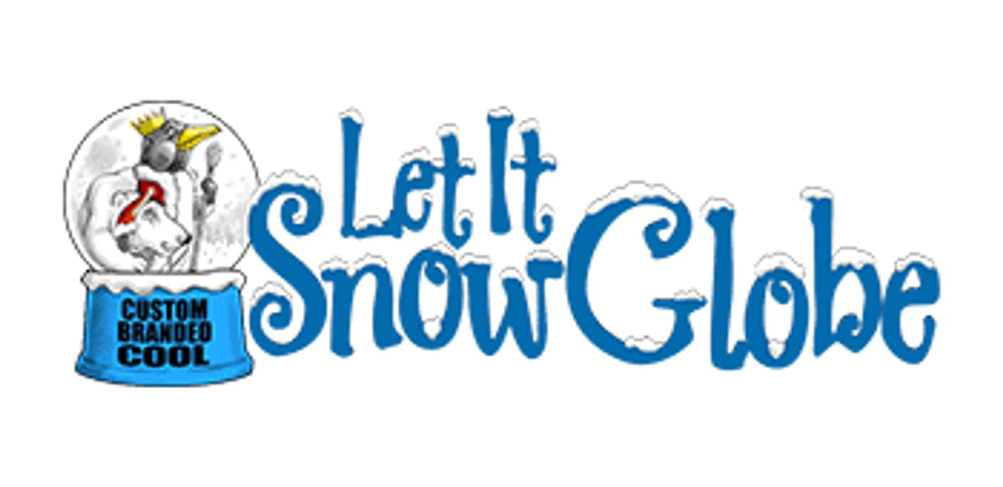Let it Snow Globe Merchant Logo