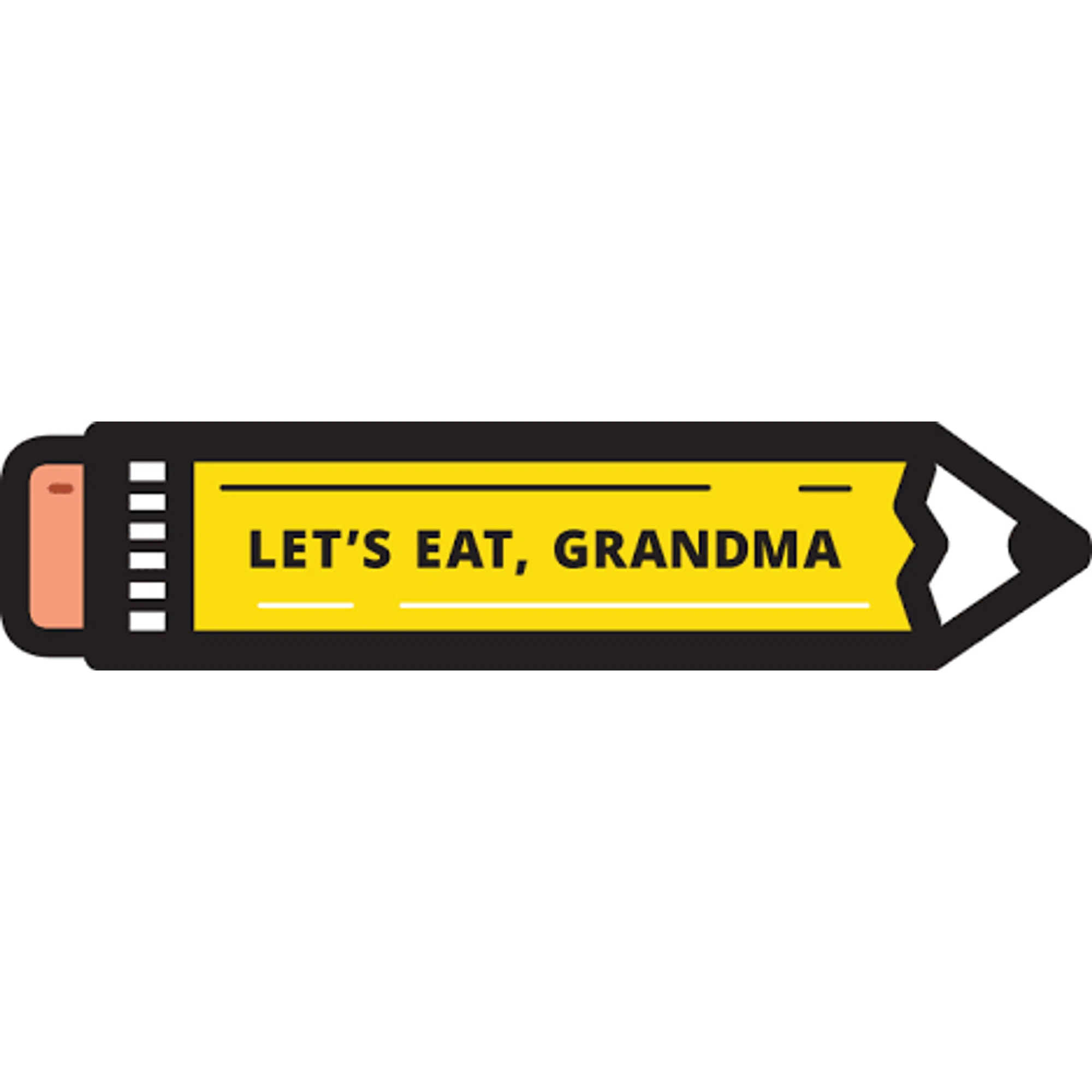 Let's Eat, Grandma Merchant Logo