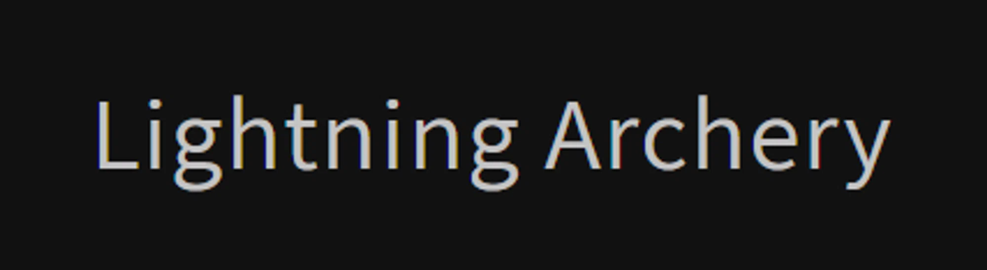 LIGHTNING ARCHERY Promo Code — 20 Off in Aug 2024