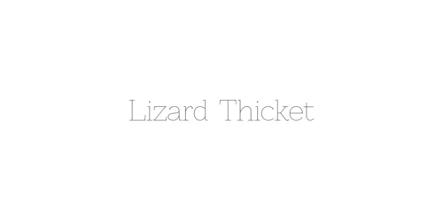 Lizard Thicket Discount Code 50 Off in May (15 Coupons)