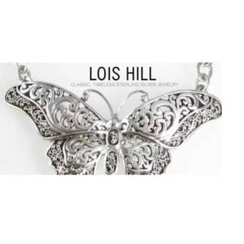 lois hill butterfly necklace