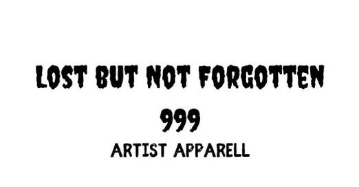 Lost But Not Forgotten 999  Merchant Logo