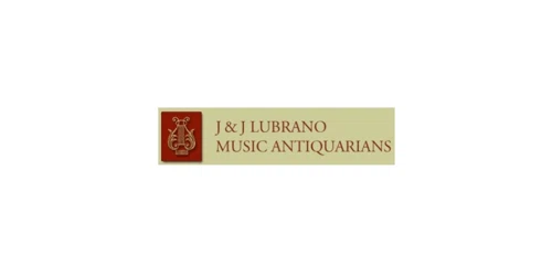 J & J Lubrano Music Antiquarians coupon