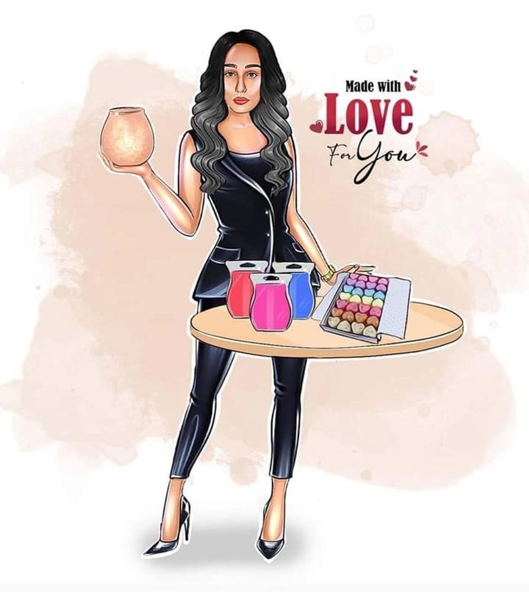Made With Love For You Merchant Logo