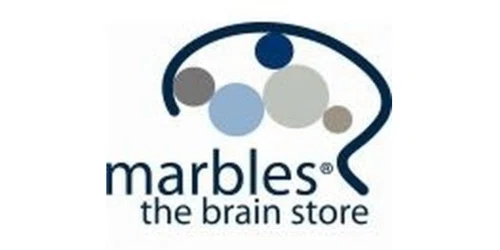 Marbles: the Brain Store Merchant logo
