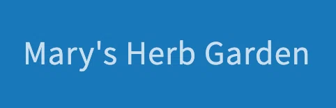 Mary's Herb Garden Merchant Logo