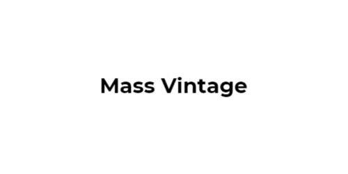 20% Off Mass Vintage Promo Code, Coupons | November 2022