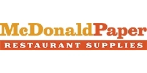 McDonaldPaper Restaurant Supplies Promo Code