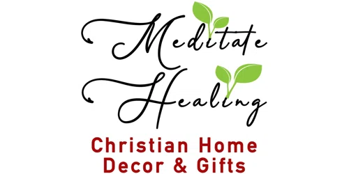 Meditate Healing Christian Store Merchant logo
