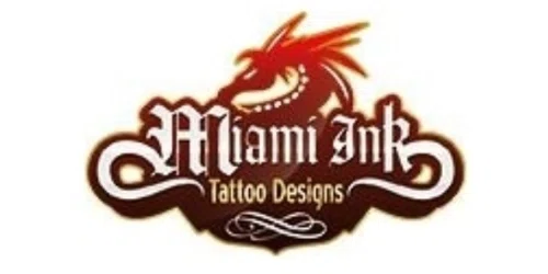 Miami Ink Tattoo Designs Merchant logo