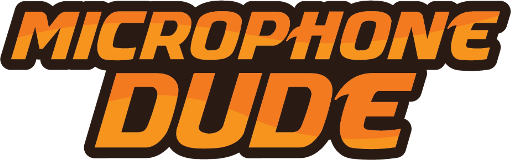 Microphone Dude Merchant Logo