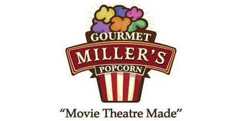 Miller's Gourmet Popcorn Merchant logo