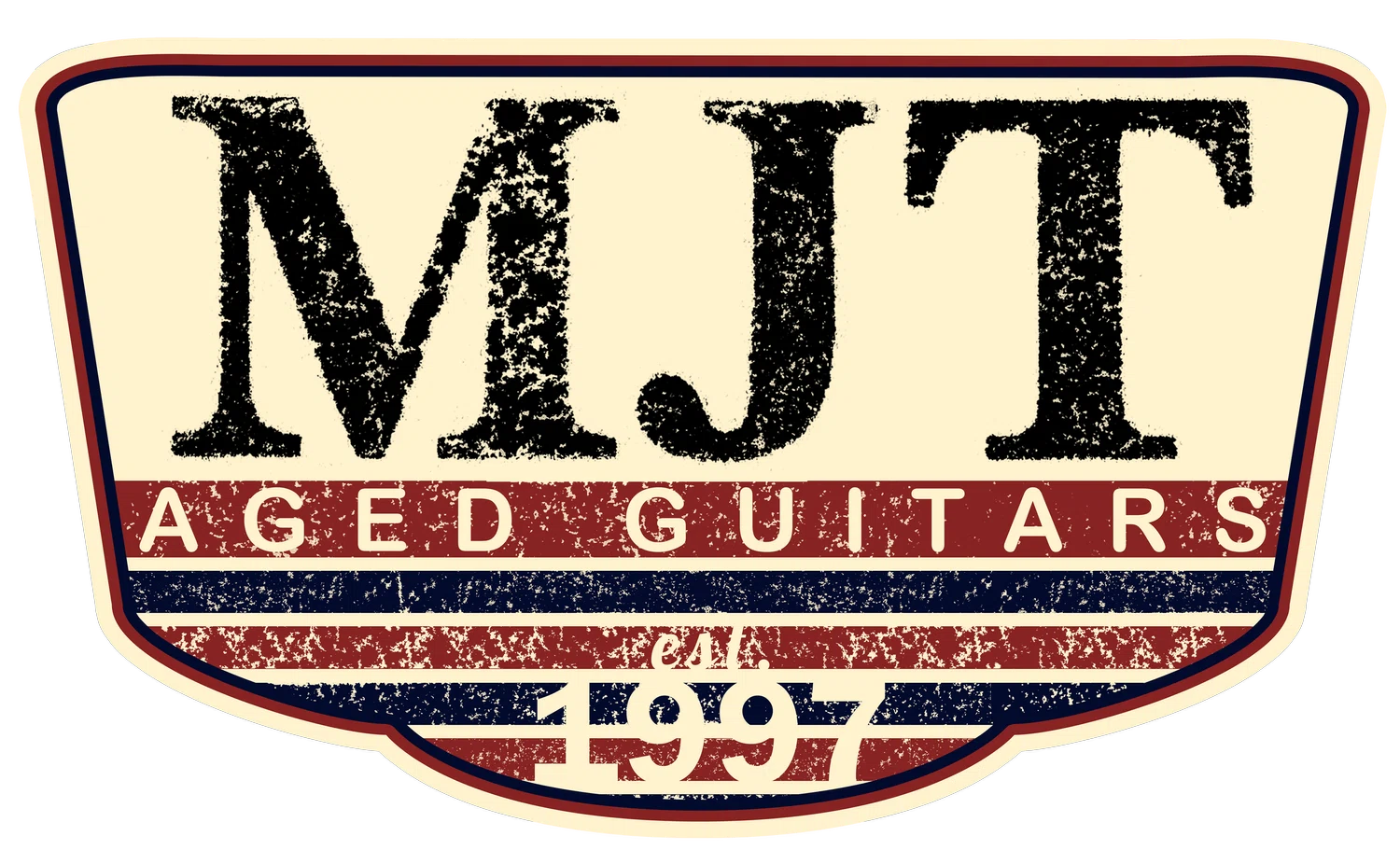 MJT Aged Guitars Merchant Logo