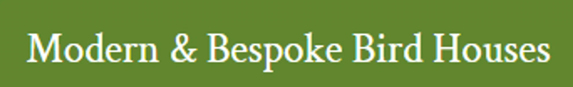 Modern & Bespoke Bird Houses Merchant Logo