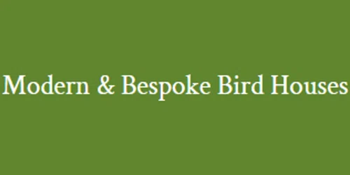 Modern & Bespoke Bird Houses Promo Code